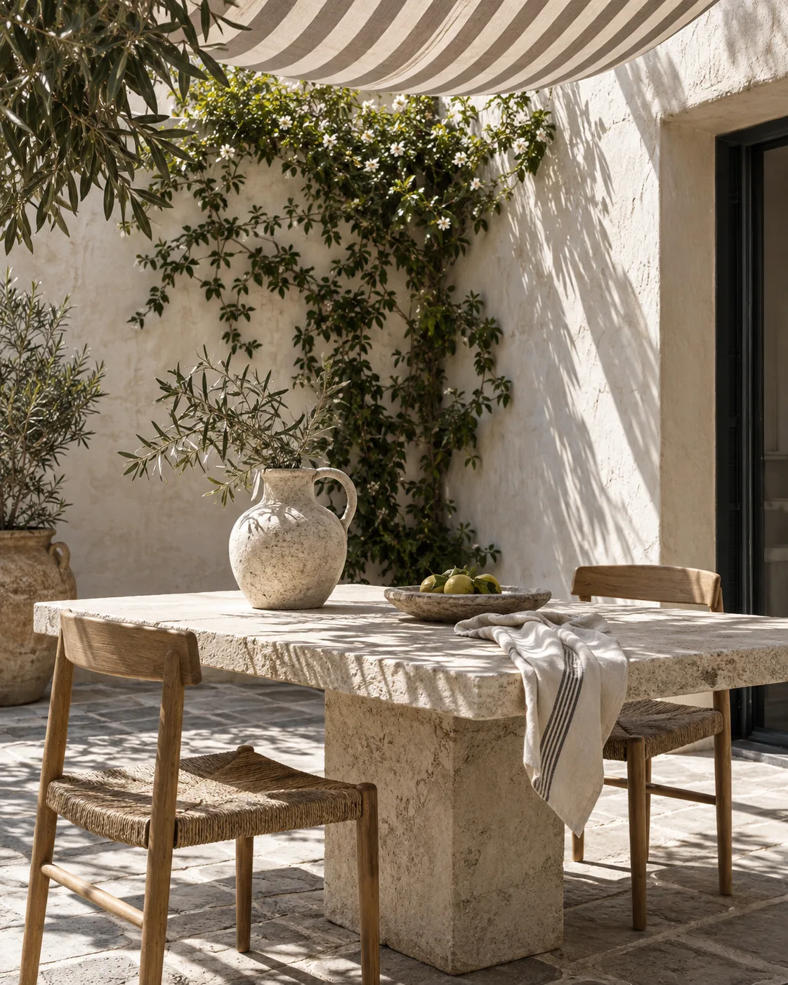 A Calm Mediterranean Patio
